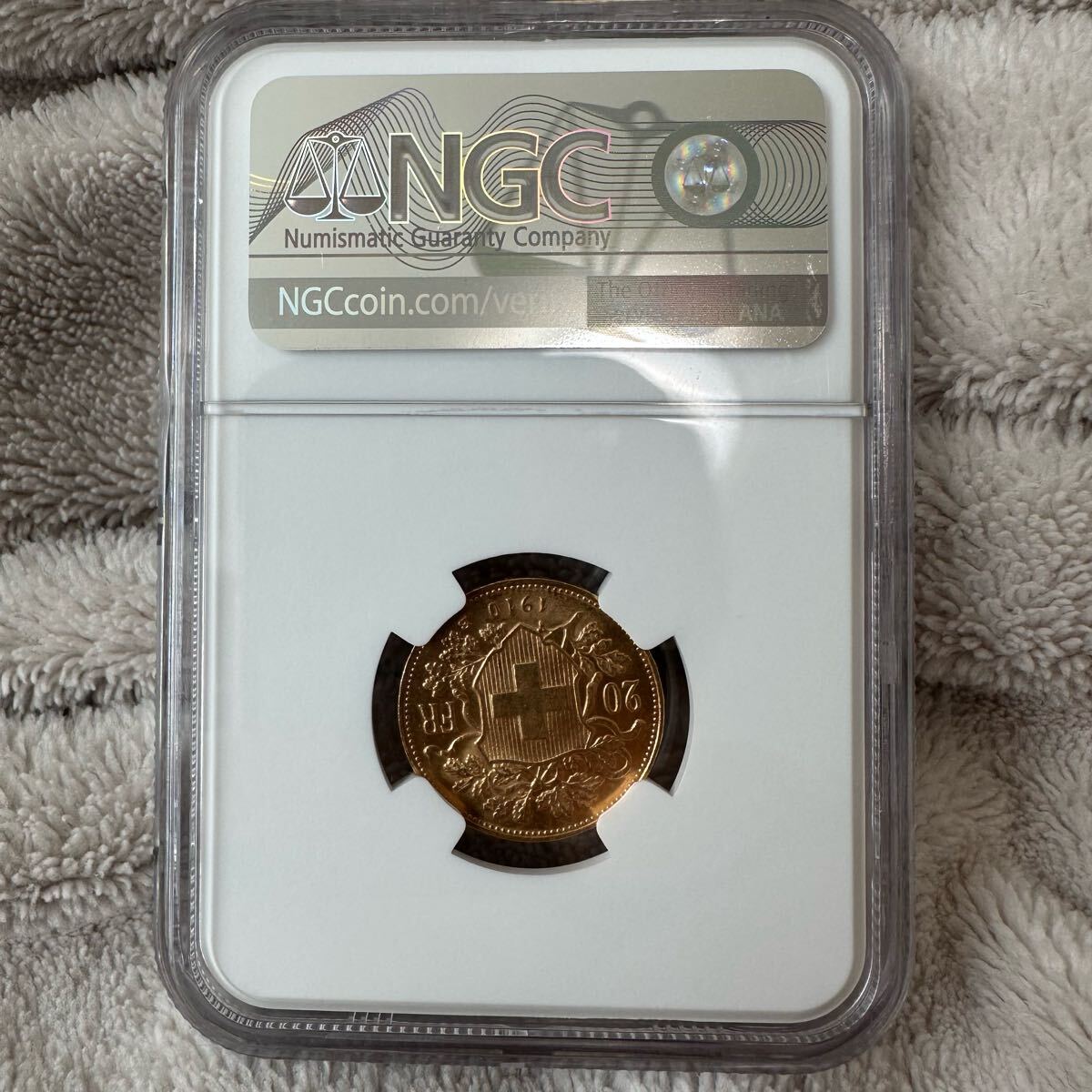 1910年B MS65 スイス アルプスの少女 ブレネリ 20フラン金貨 NGC 1910年B MS65 スイス アルプスの少女 ブレネリ 20フラン金貨 NGC