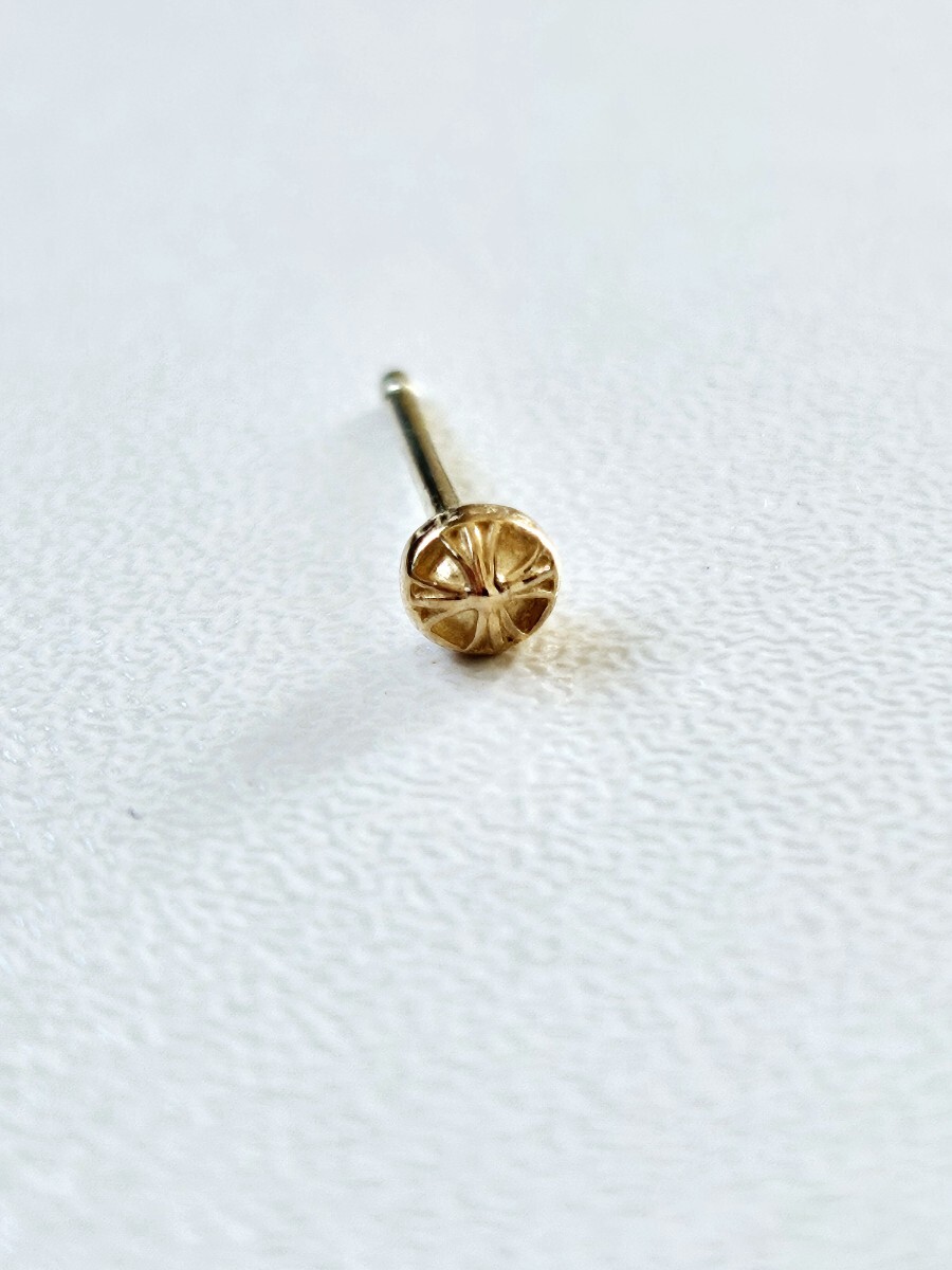 クロムハーツ CHROME HEARTS 22k クロス ボールミニ スタッド クロムハーツ CHROME HEARTS 22k クロス ボールミニ スタッド