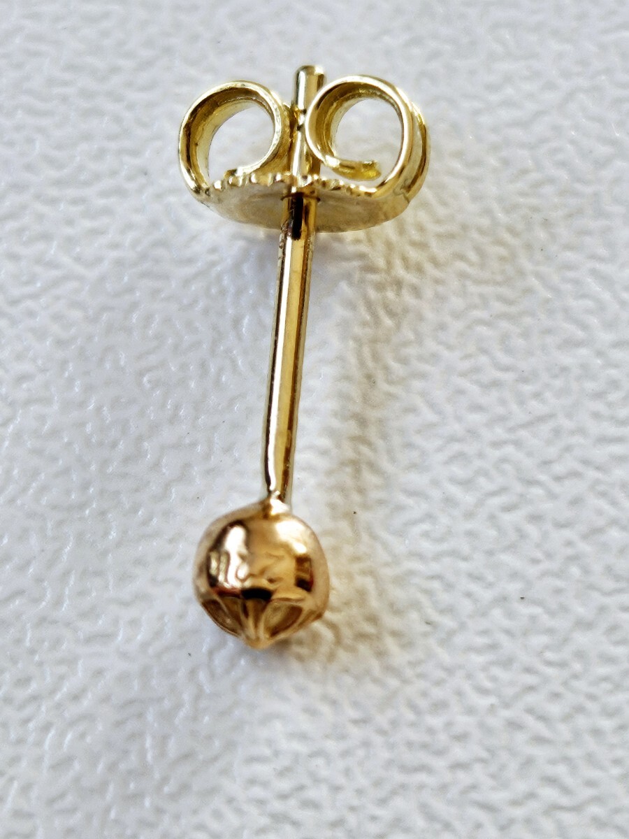 クロムハーツ CHROME HEARTS 22k クロス ボールミニ スタッド クロムハーツ CHROME HEARTS 22k クロス ボールミニ スタッド