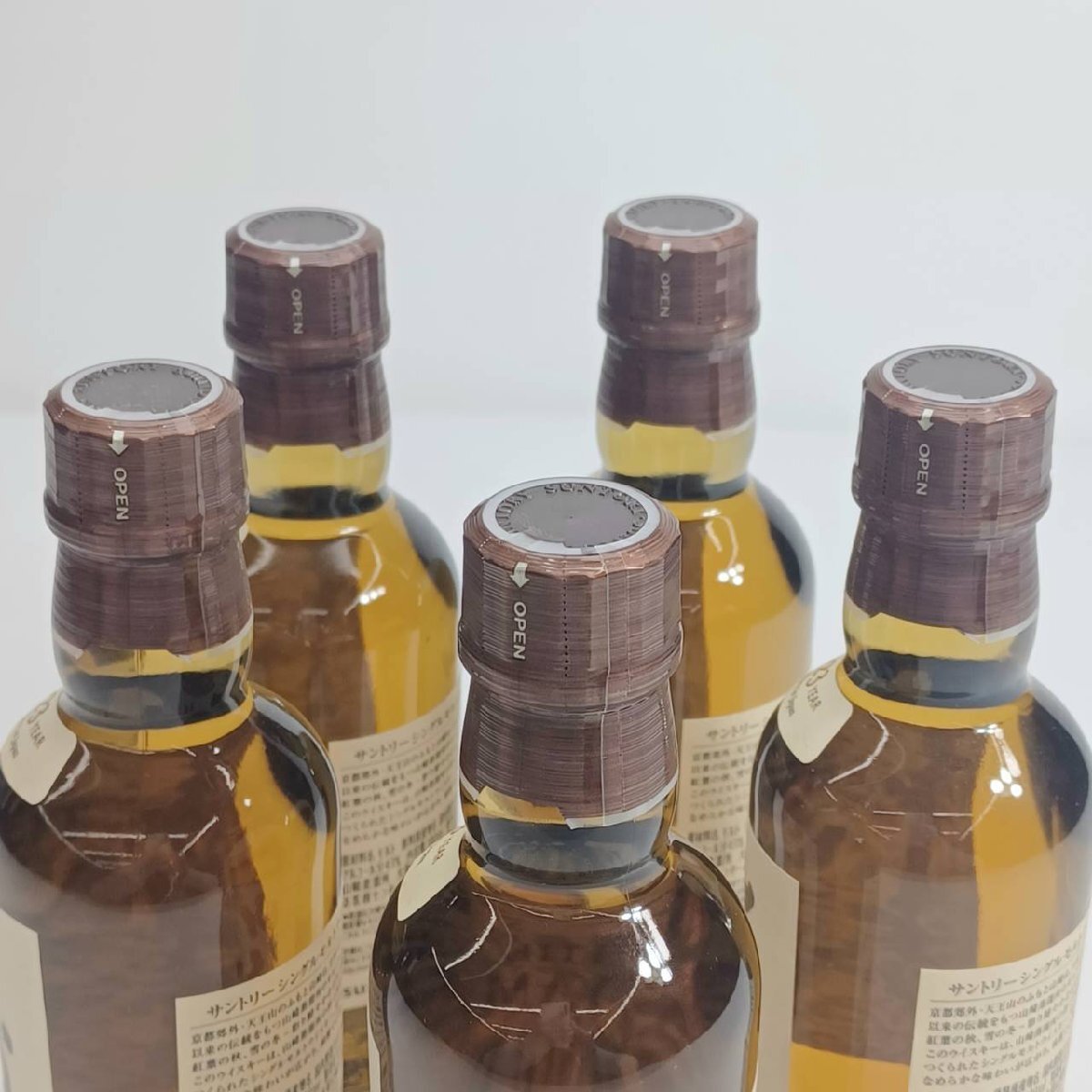 10本セット】未開栓 サントリー 山崎 シングルモルト 180ml 43 10本セット】未開栓 サントリー 山崎 シングルモルト 180ml 43