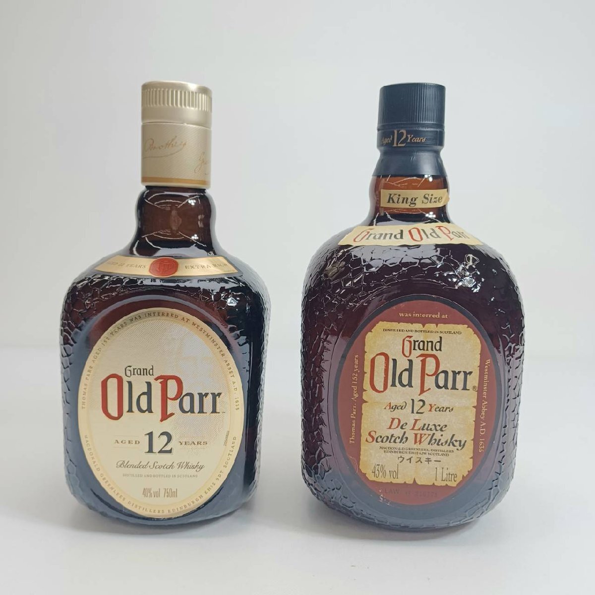 5本セット】未開栓 オールドパー 12年 箱付 750ml・1000ml 5本セット】未開栓 オールドパー 12年 箱付 750ml・1000ml