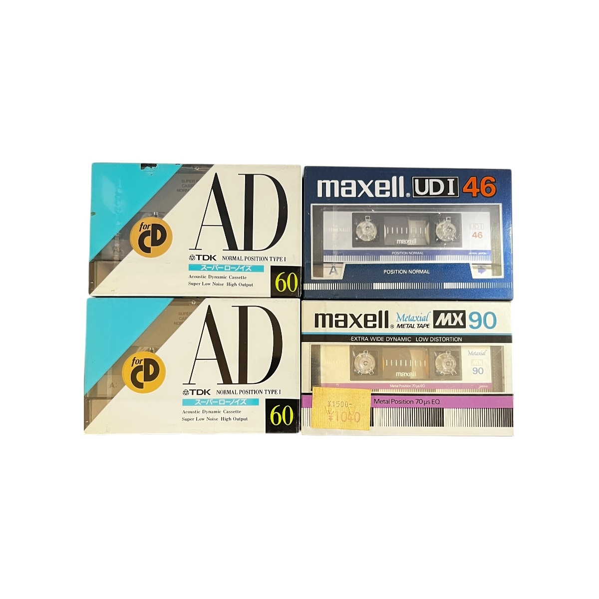 maxell Normal UDI46 METAL TAPE MX90 TDK AD60 デットストック maxell Normal UDI46 METAL TAPE MX90 TDK AD60 デットストック
