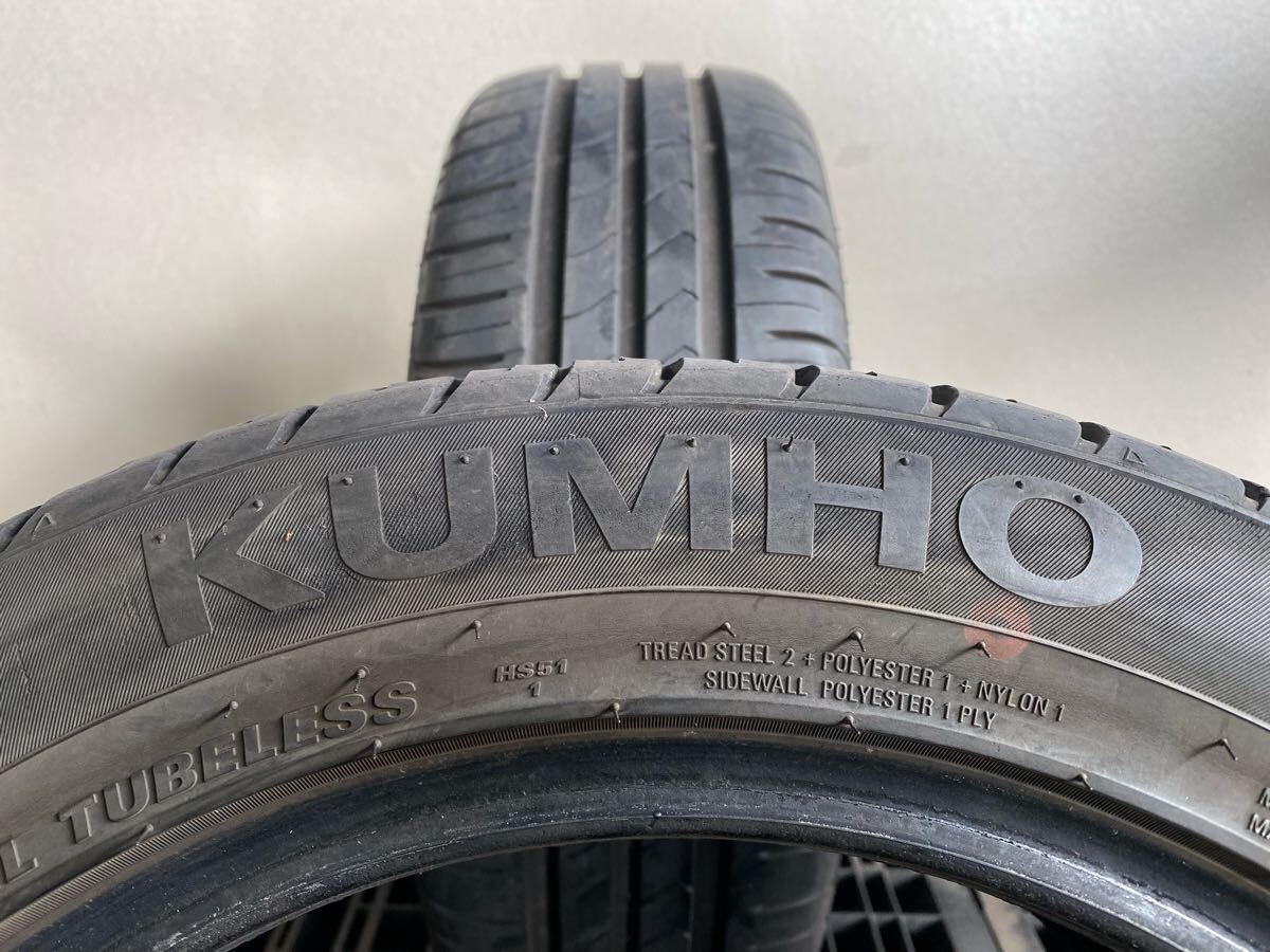 O7716 送料無料☆深溝夏☆KUMHO ECSTa HS51 185/55R15 82V 2本　2019年製_画像4