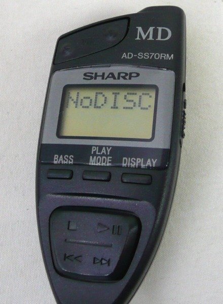 SHARP シャープ MD ヘッドホンプレーヤー MD-SS70-S シルバー SHARP シャープ MD ヘッドホンプレーヤー MD-SS70-S シルバー