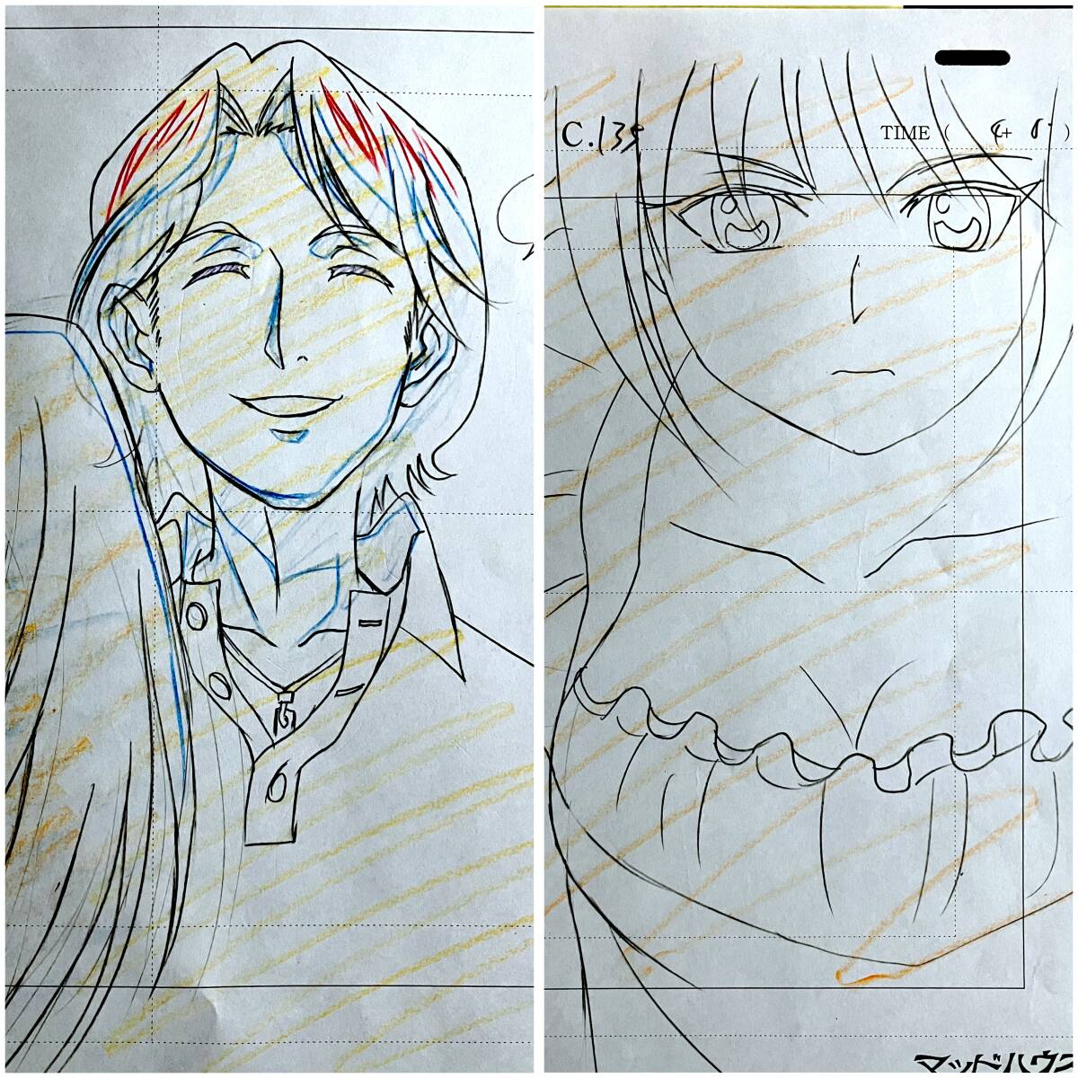 いちご100% 直筆 原画 9枚セット 北大路/アニメ 動画 セル画 いちご100% 直筆 原画 9枚セット 北大路/アニメ 動画 セル画