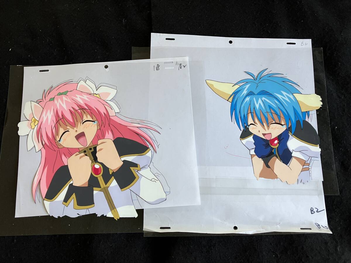 ギャラクシーエンジェル 直筆 セル画 原画 4枚セット ギャラクシーエンジェル 直筆 セル画 原画 4枚セット