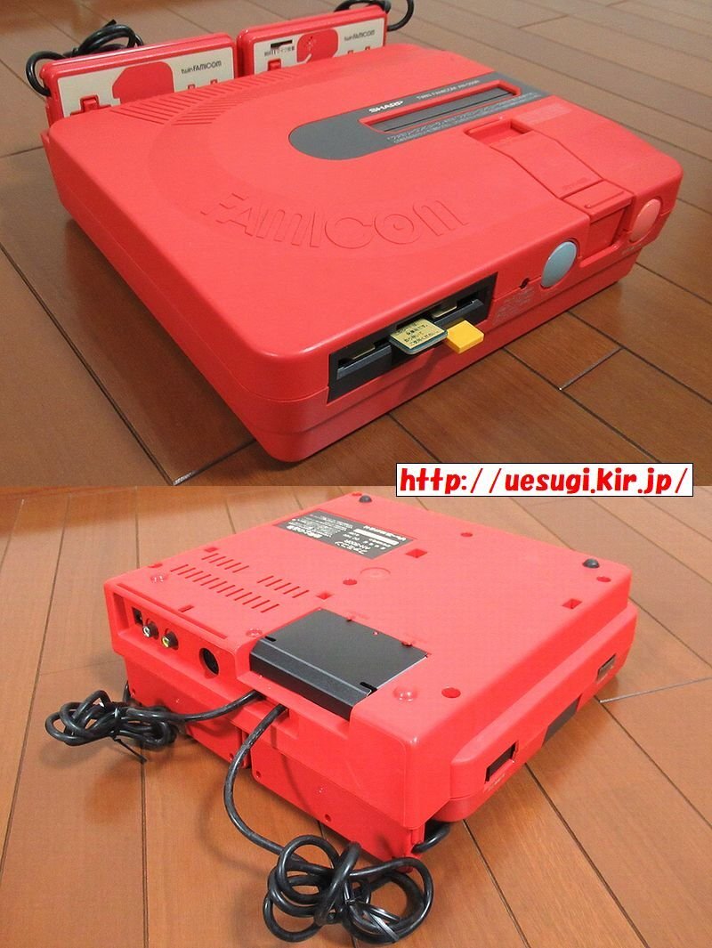 ○ジャンク○ツインファミコン AN-500R 箱有(SHARP TWIN FAMICOM