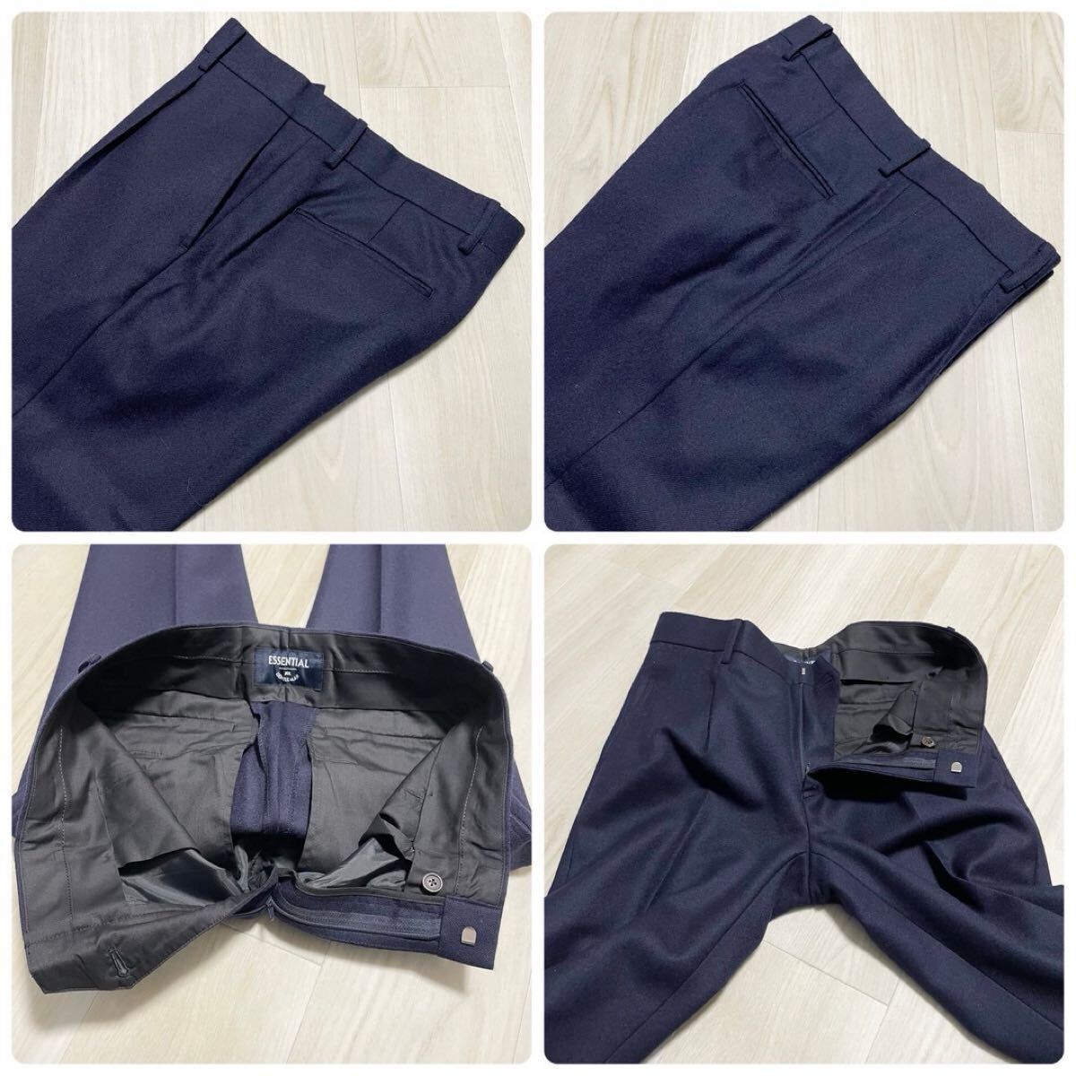 Mr.GENTLEMAN【金ボタン 美品】スーツ セットアップ M 紺 Mr.GENTLEMAN【金ボタン 美品】スーツ セットアップ M 紺