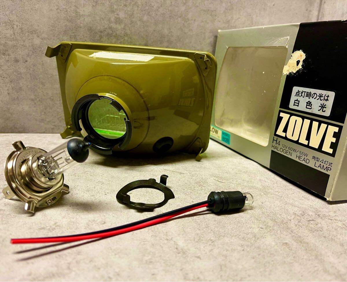 激レア ZOLVE 角目 ヘッドライト 角型 ゾルべ 当時物 XJ 激レア ZOLVE 角目 ヘッドライト 角型 ゾルべ 当時物 XJ