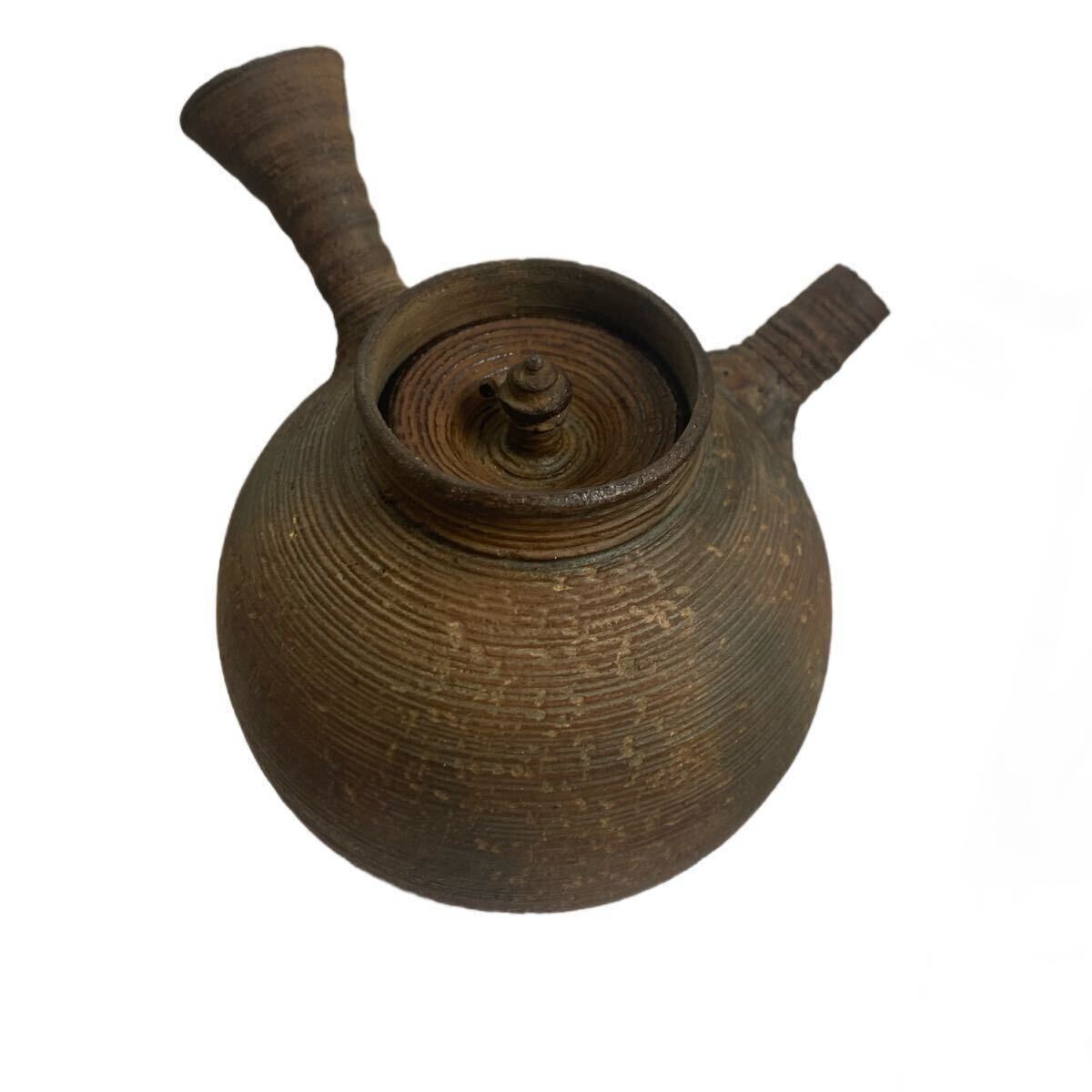 急須 備前焼 茶器 煎茶道具 在銘 土瓶 時代物 横手 南蛮焼 茶器 急須 備前焼 茶器 煎茶道具 在銘 土瓶 時代物 横手 南蛮焼 茶器
