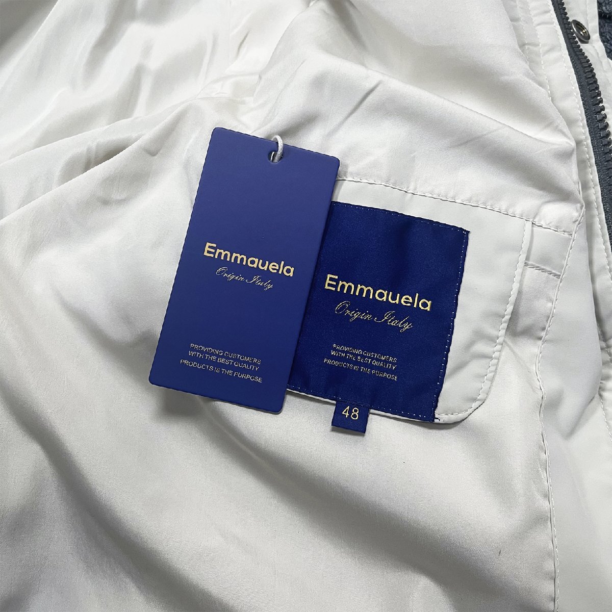 上級・ジャケット 定価6万◇Emmauela・イタリア・ミラノ発◇防風 上級・ジャケット 定価6万◇Emmauela・イタリア・ミラノ発◇防風