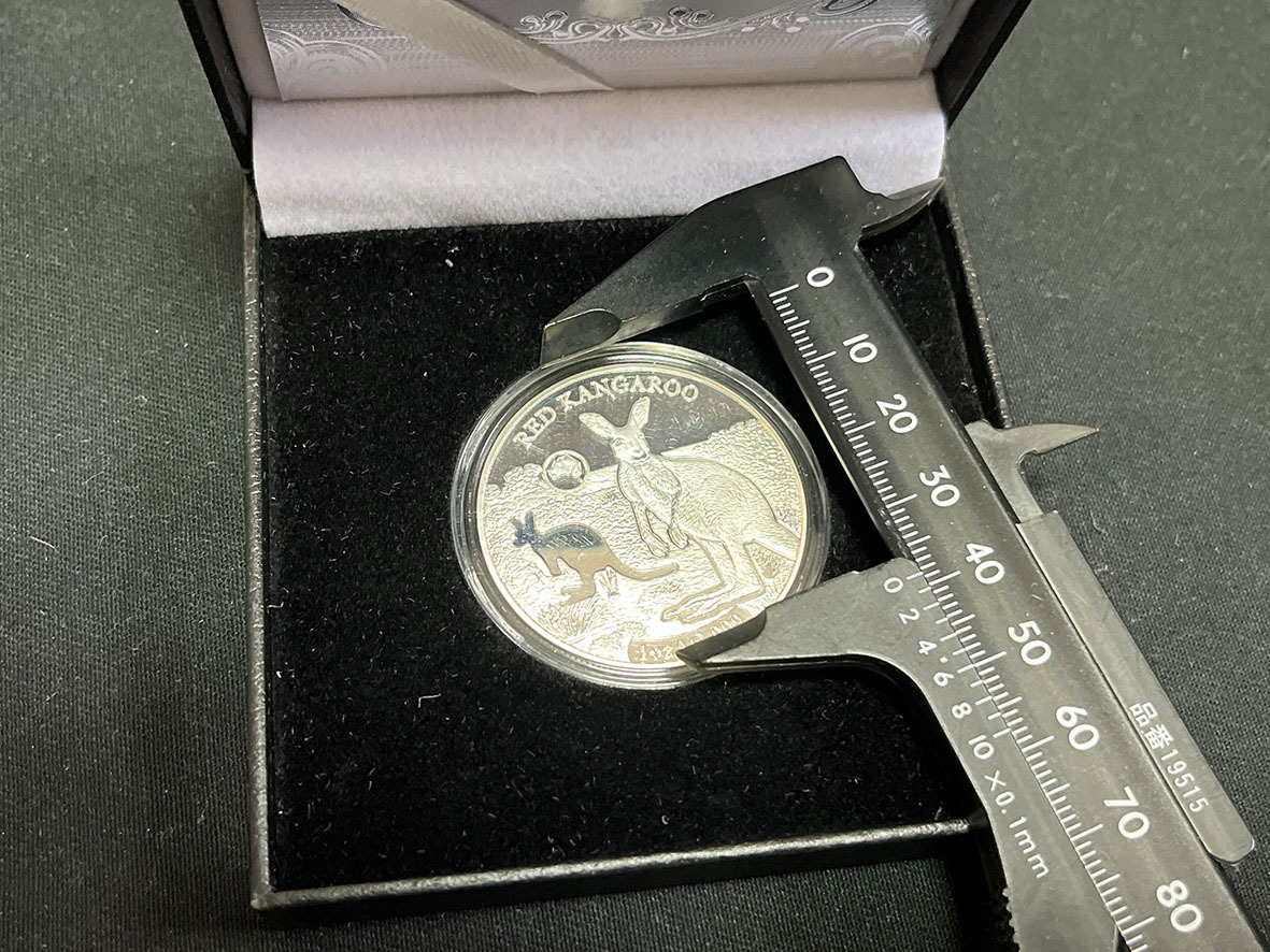 A019】2019年オーストラリア銀貨 カンガルー,エリザベスⅡ 証明