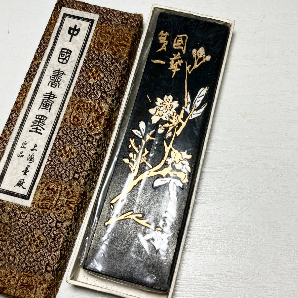 京都⑥ 書道具 古墨 3点 ( 鉄斎翁書画寶墨 国家第一 徽歙曹素功 京都⑥ 書道具 古墨 3点 ( 鉄斎翁書画寶墨 国家第一 徽歙曹素功