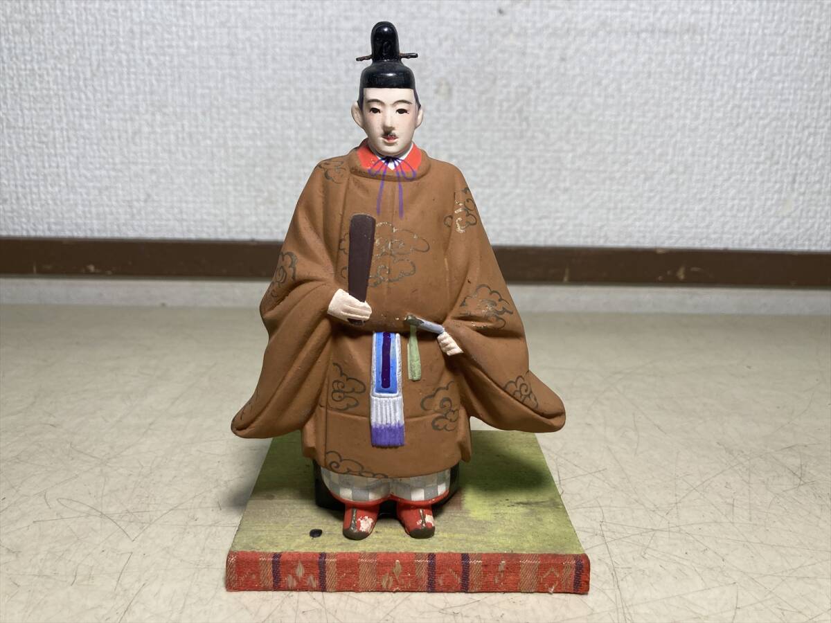 京都8☆ 昭和雛 立雛 雛人形 土人形 木箱付 現状品 日本人形 京都8☆ 昭和雛 立雛 雛人形 土人形 木箱付 現状品 日本人形