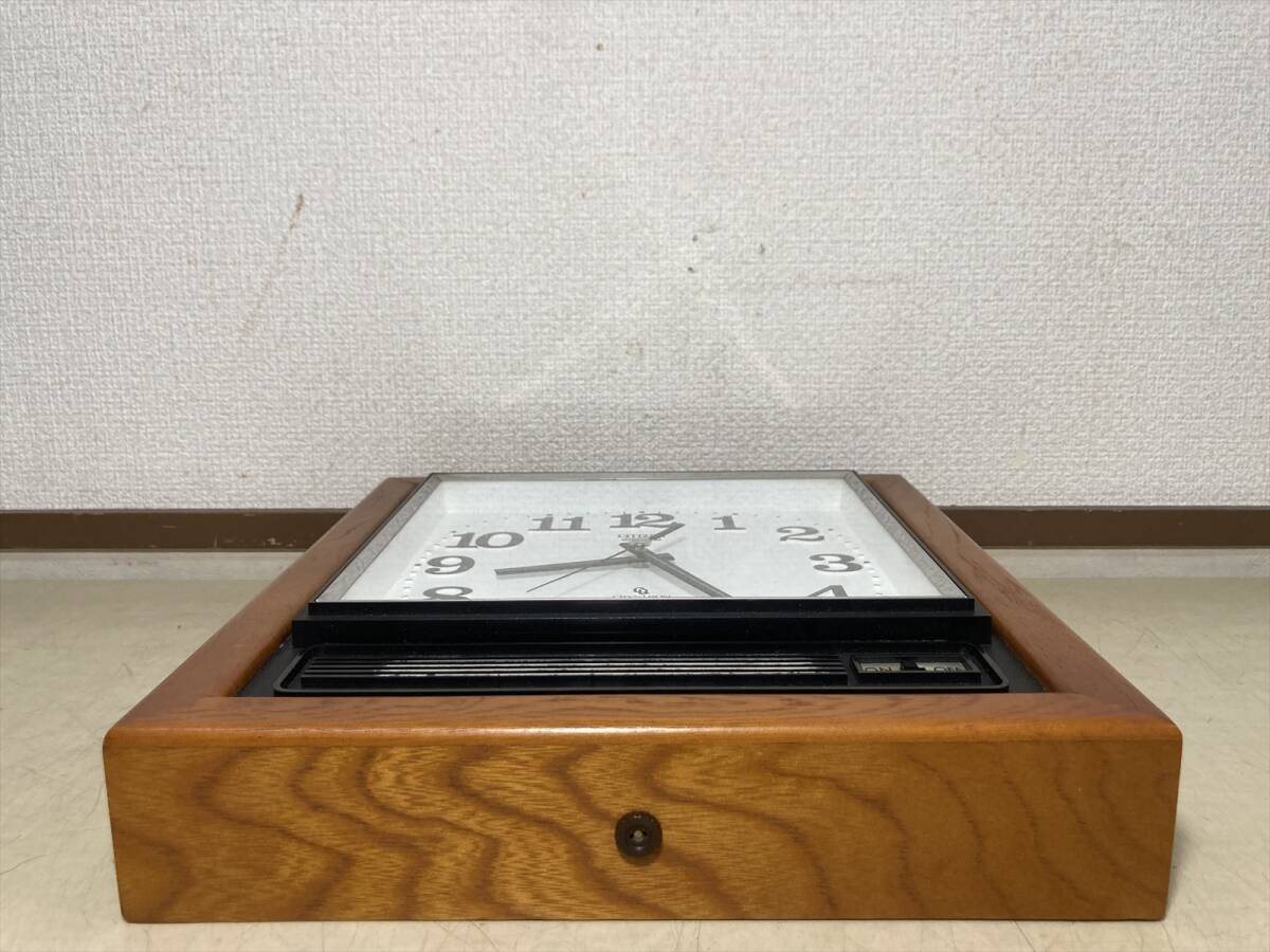 京都10☆ CITIZEN シチズン CRYSTRON クリストロン 壁掛け時計