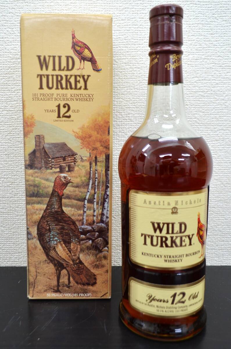 3K 未開栓 WILD TURKEY ワイルドターキー years12old 12年 旧 3K 未開栓 WILD TURKEY ワイルドターキー years12old 12年 旧