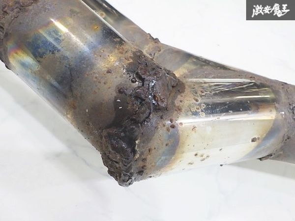  в единственном экземпляре S13 Silvia RPS13 180SX SR20DET турбо нержавеющая сталь распорка muffler двойной 2 трубы .. двойной . двойной umeko труба 