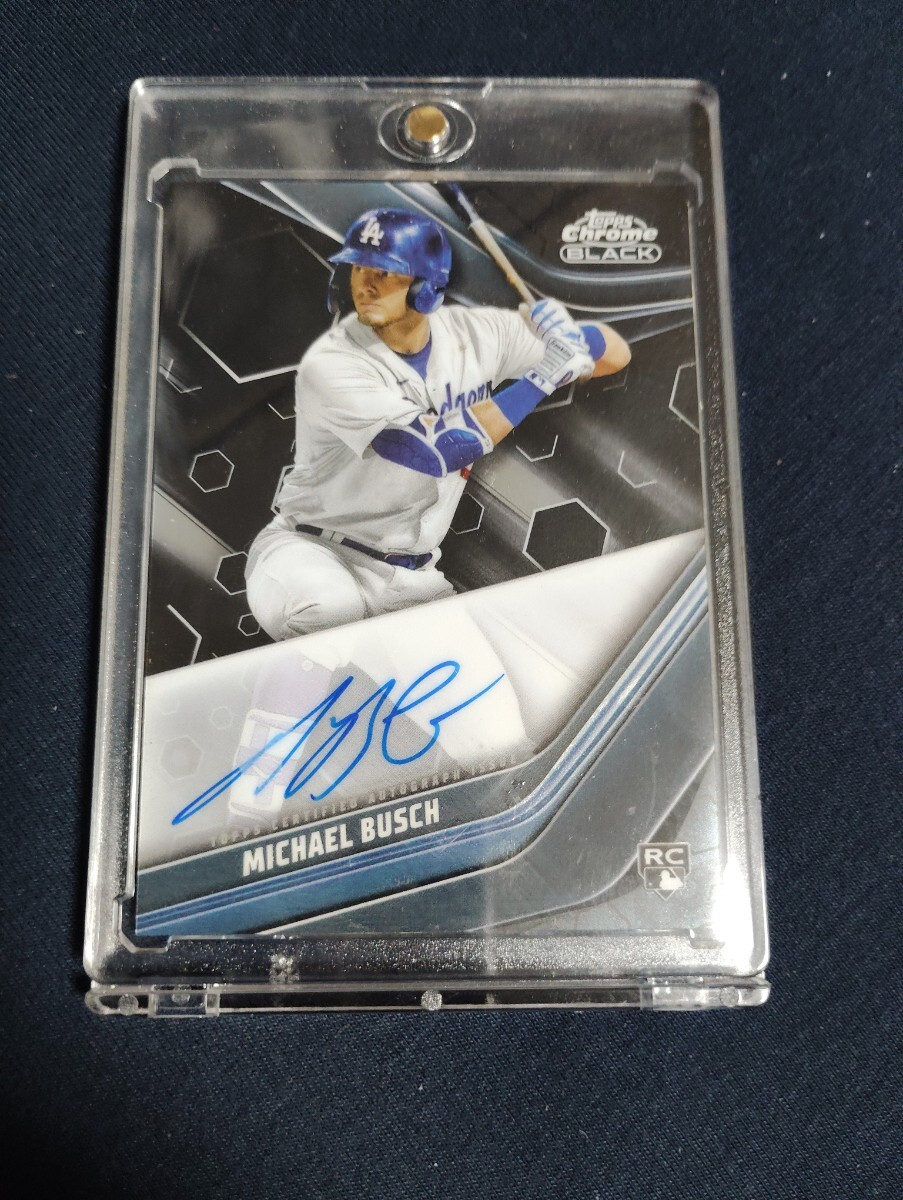 Michael Busch マイケルブッシュサイン入りTopps Chrome Black Michael Busch マイケルブッシュサイン入りTopps Chrome Black