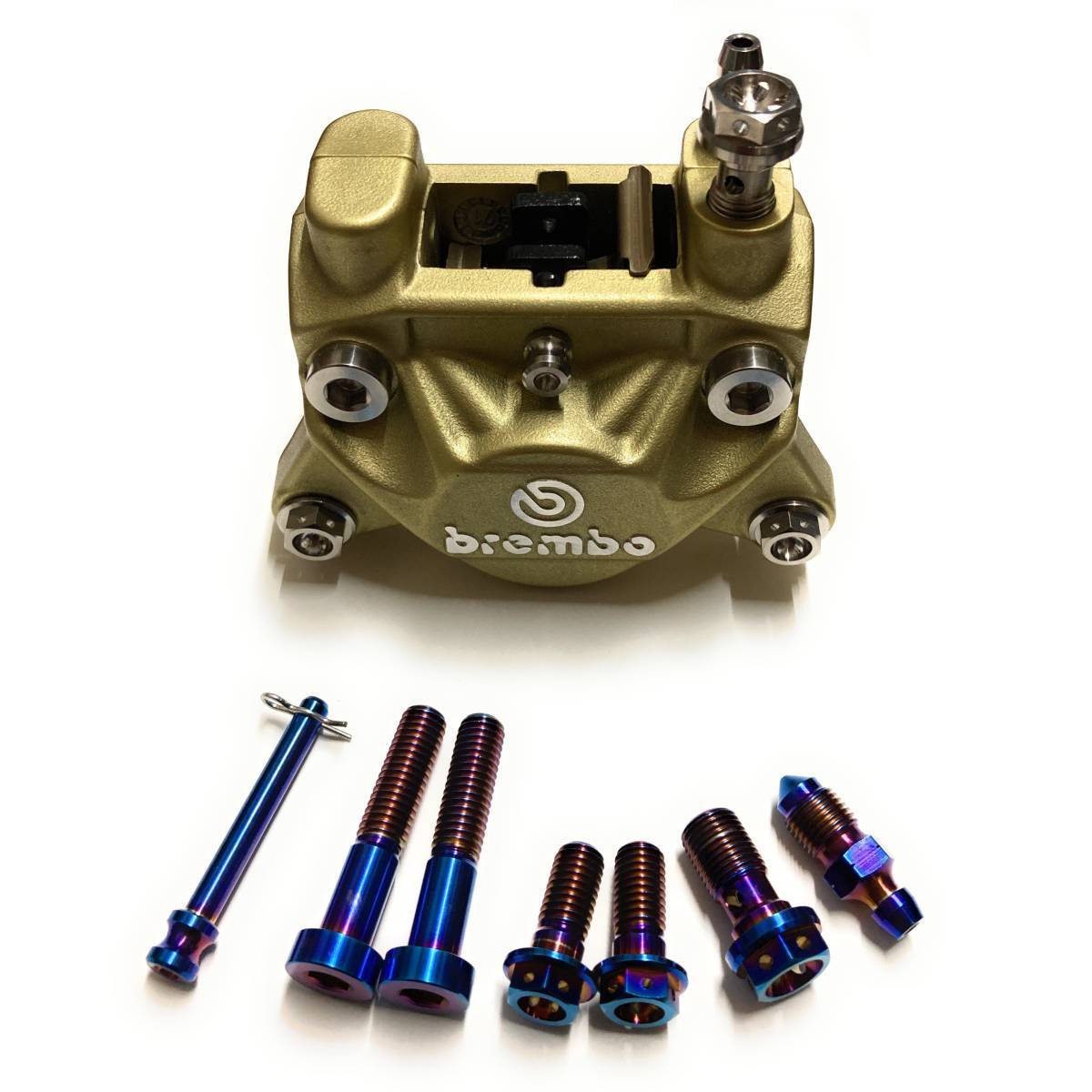 64チタンボルトセット 旧カニ ブレンボ brembo 2ポット ブレーキ 64チタンボルトセット 旧カニ ブレンボ brembo 2ポット ブレーキ