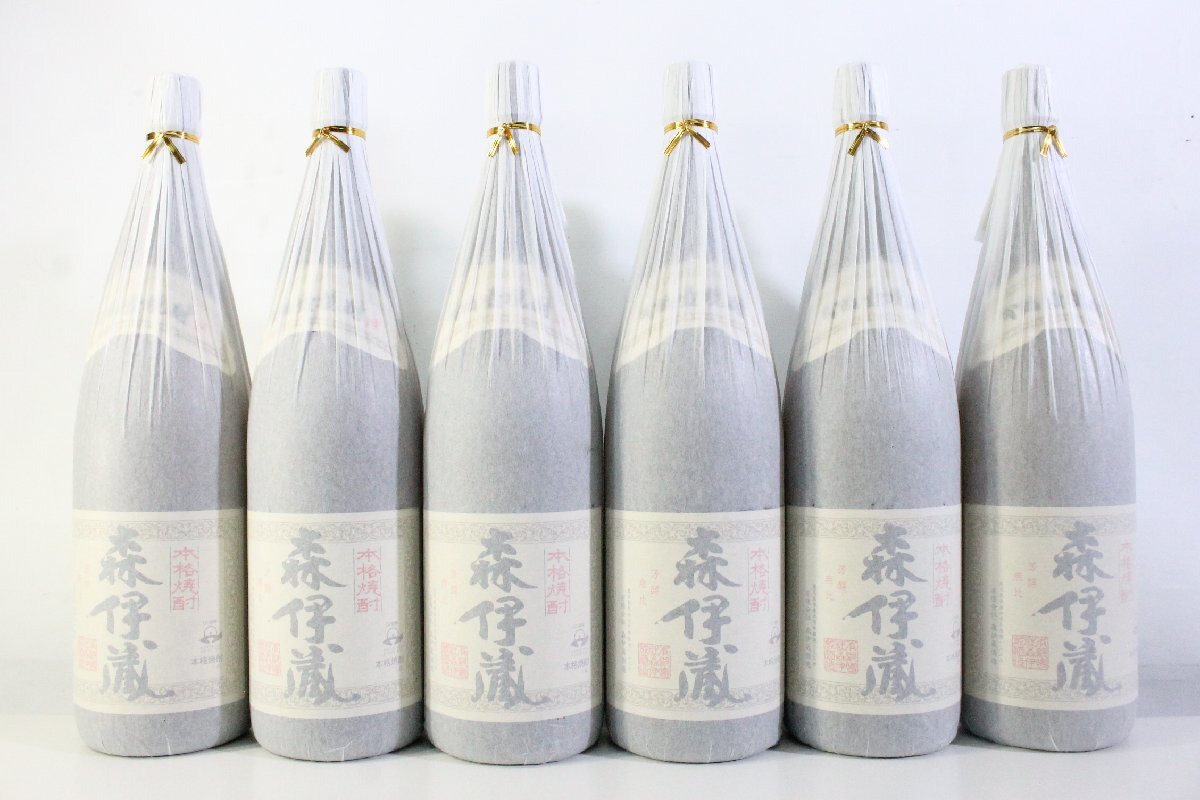 ☆743☆ 【未開栓】 本格焼酎 芋焼酎 森伊蔵 1800ml 25% 6本