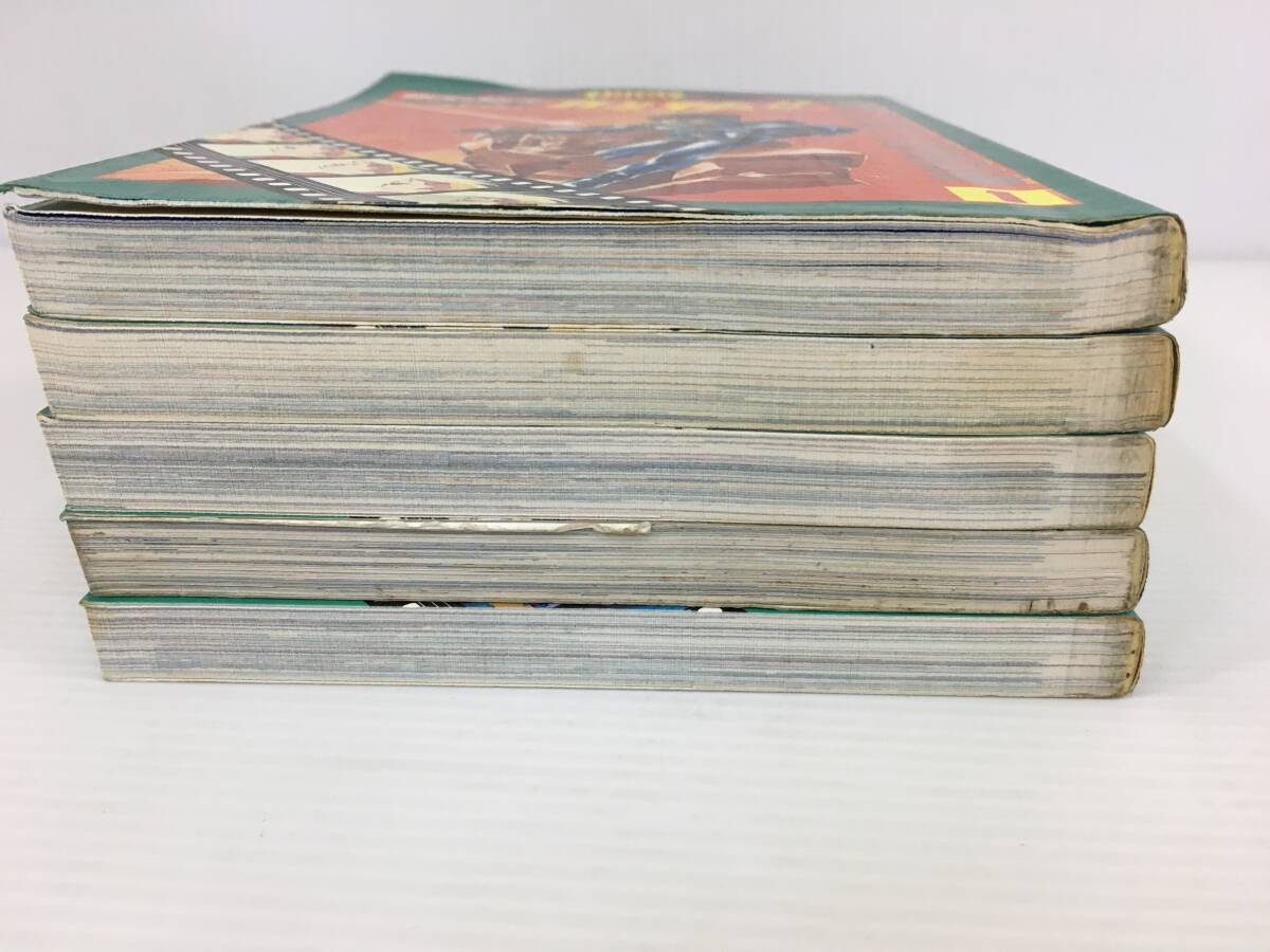 機動士ガンダムⅡ　哀戦士編　全巻(1～5巻)セット　講談社アニメコミックス　富野喜幸　安彦良和　大河原邦男　※シミ、傷みあり　【D-08】_画像5