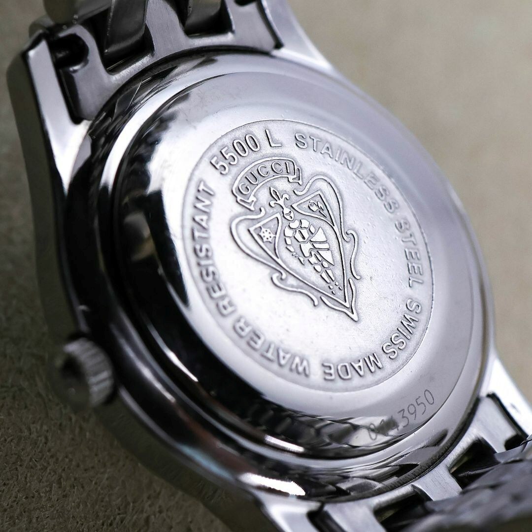 稼働 GUCCI 腕時計 5500L レディース Gクラス 新品電池 1423 稼働 GUCCI 腕時計 5500L レディース Gクラス 新品電池 1423