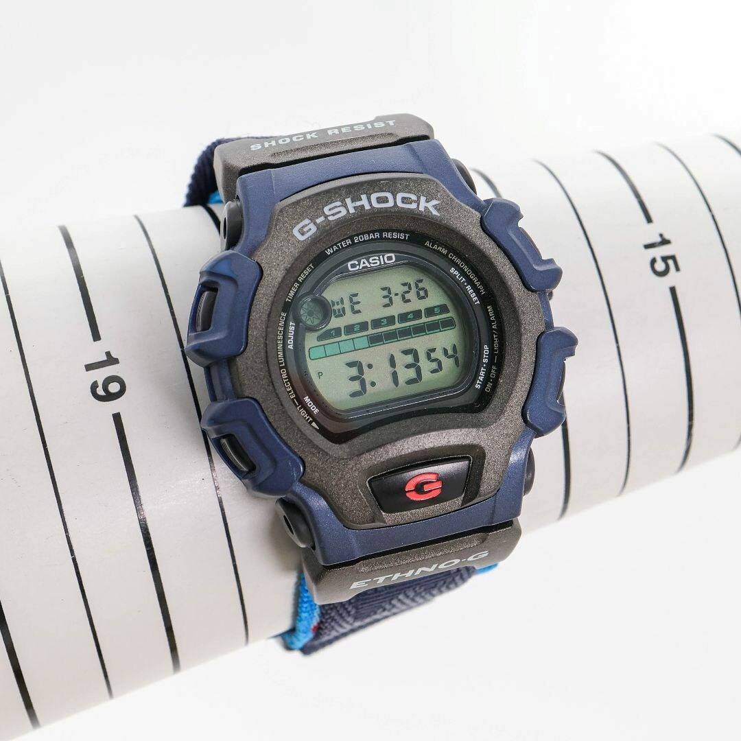 稼働 G-SHOCK 腕時計 ETHNO-G DW-004 布ベルト 782