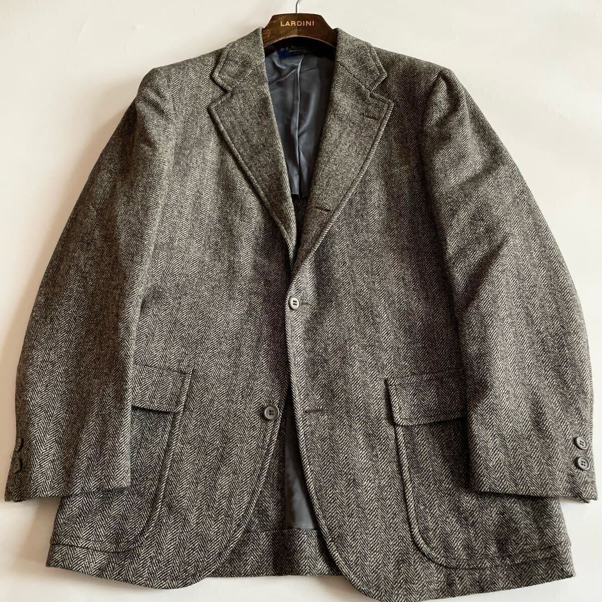 【超希少/幻級/80s/最上級ライン】BrooksBrothers ブルックスブラザーズ《MAKERS》米國制 ACTWU ヘリンボーン織 セットアップ スーツ M相當