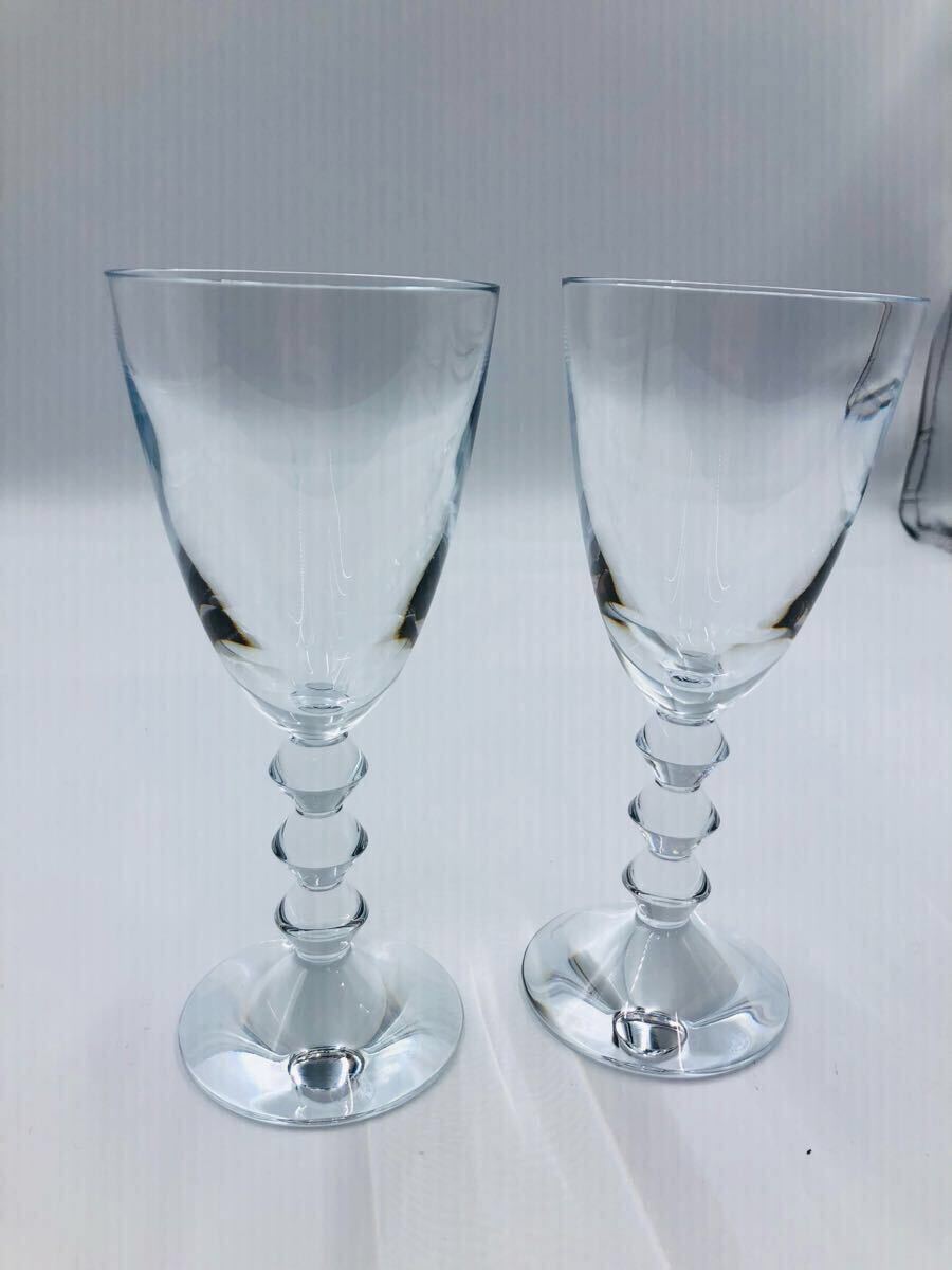 ☆ Baccarat バカラ ベガ 2客セット ペア インテリア グラス ☆ Baccarat バカラ ベガ 2客セット ペア インテリア グラス