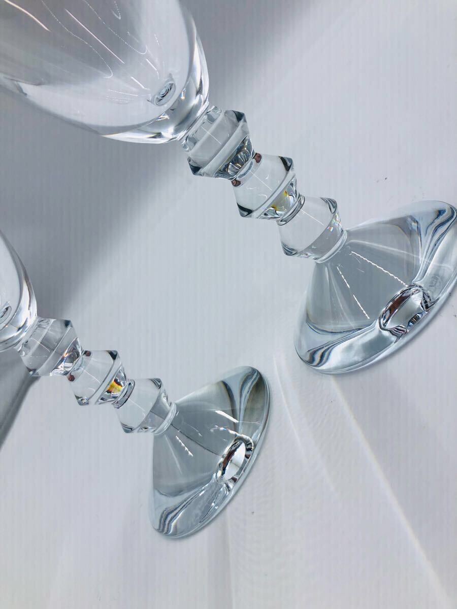 ☆ Baccarat バカラ ベガ 2客セット ペア インテリア グラス ☆ Baccarat バカラ ベガ 2客セット ペア インテリア グラス