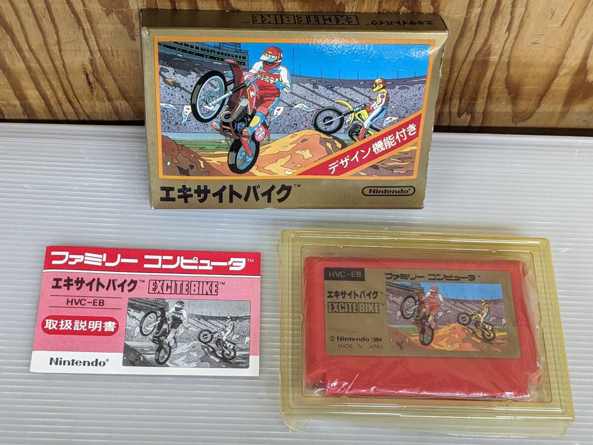 箱説有り】エキサイトバイク FC ファミコン EXCITE BIKE 任天堂 箱説有り】エキサイトバイク FC ファミコン EXCITE BIKE 任天堂
