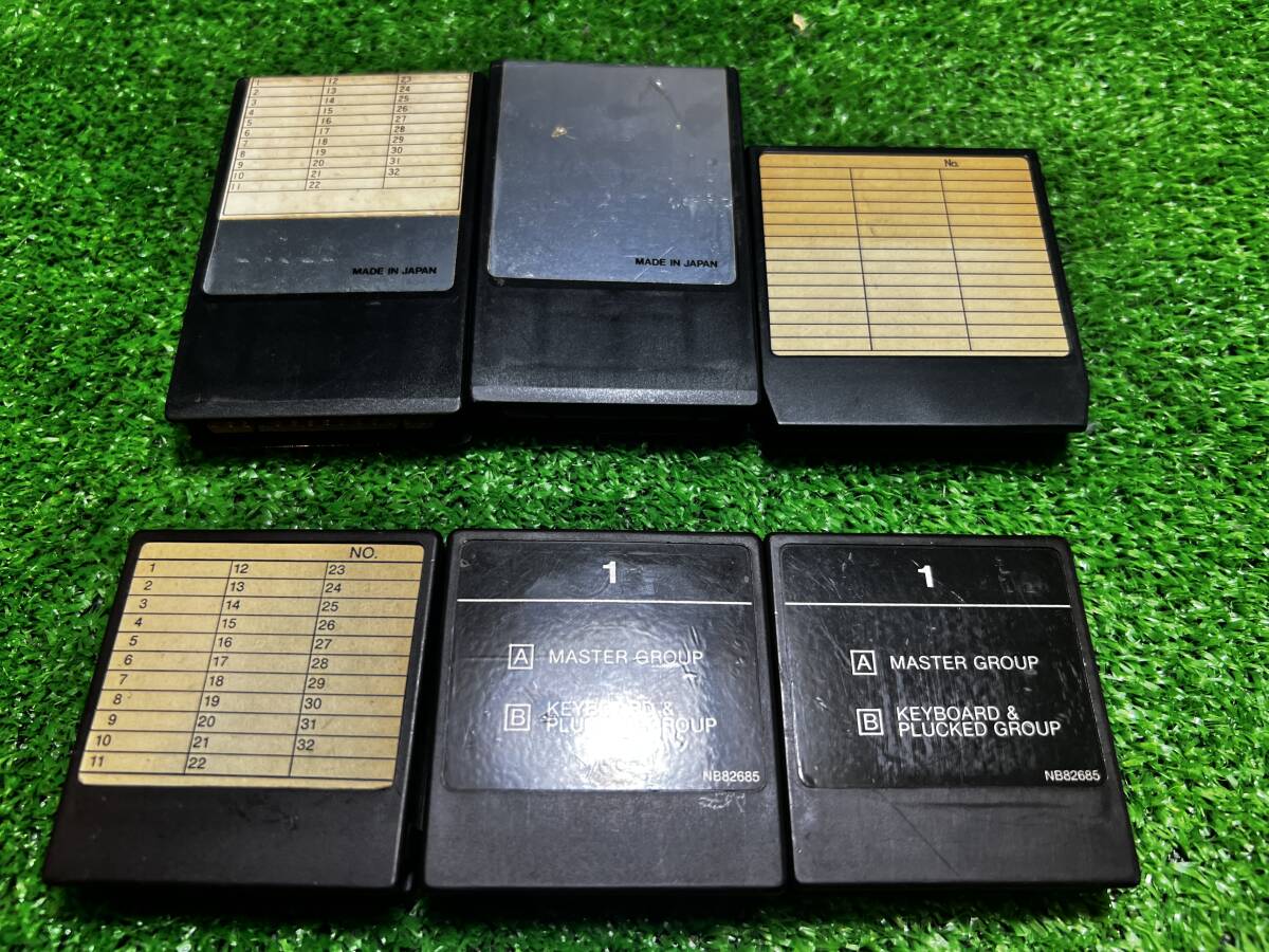 中古)YAMAHA DX7 VOICE ROM 1(2個)DX DATA RAM(1個)データ 中古)YAMAHA DX7 VOICE ROM 1(2個)DX DATA RAM(1個)データ
