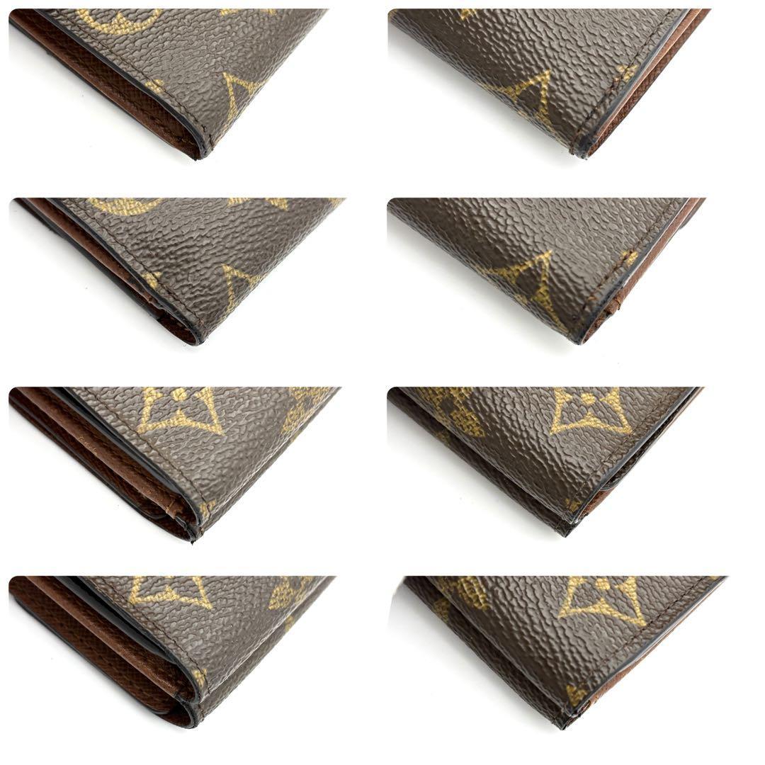 美品 Louis Vuitton ルイヴィトン 三つ折り財布 モノグラム 美品 Louis Vuitton ルイヴィトン 三つ折り財布 モノグラム