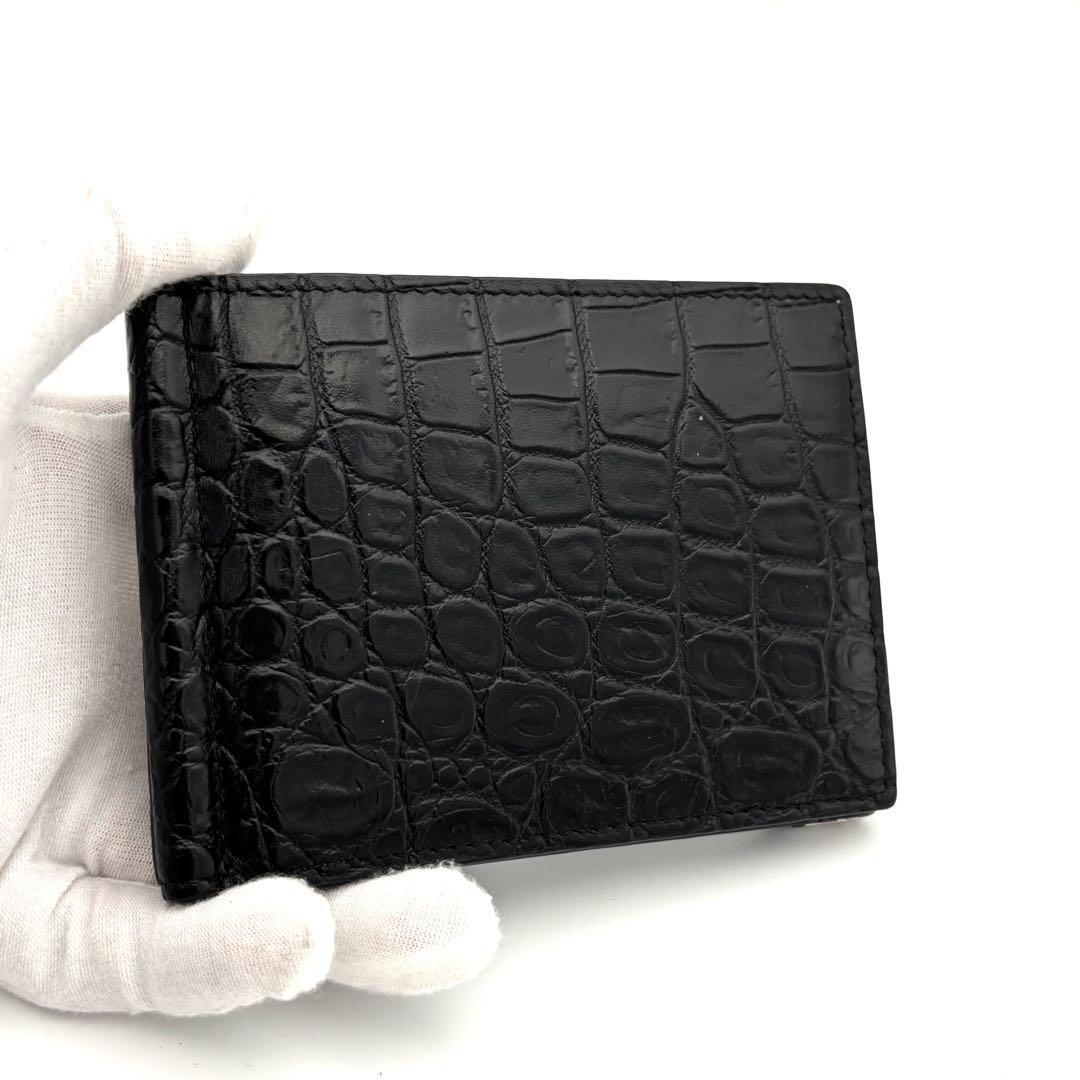 極美品 SaintLaurent サンローラン クロコダイル型押し 極美品 SaintLaurent サンローラン クロコダイル型押し