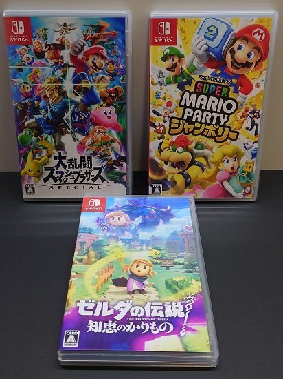 SWITCH ソフト 3本セット 111 //ゼルダの伝説 知恵のかりもの SWITCH ソフト 3本セット 111 //ゼルダの伝説 知恵のかりもの