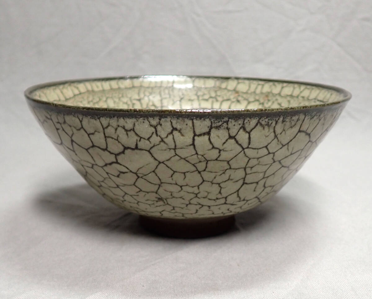 美品【唐津焼 茶碗 合せ箱付】茶器 茶道具 骨董 古美術 美品【唐津焼 茶碗 合せ箱付】茶器 茶道具 骨董 古美術