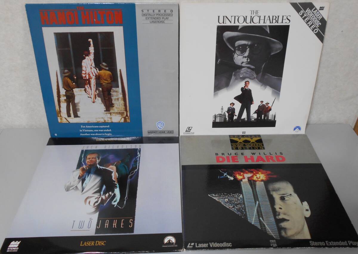 ◆LD 輸入盤４枚(作品)セット ハノイヒルトン/ダイハード/アンタッチャブル/TWO JAKES◆