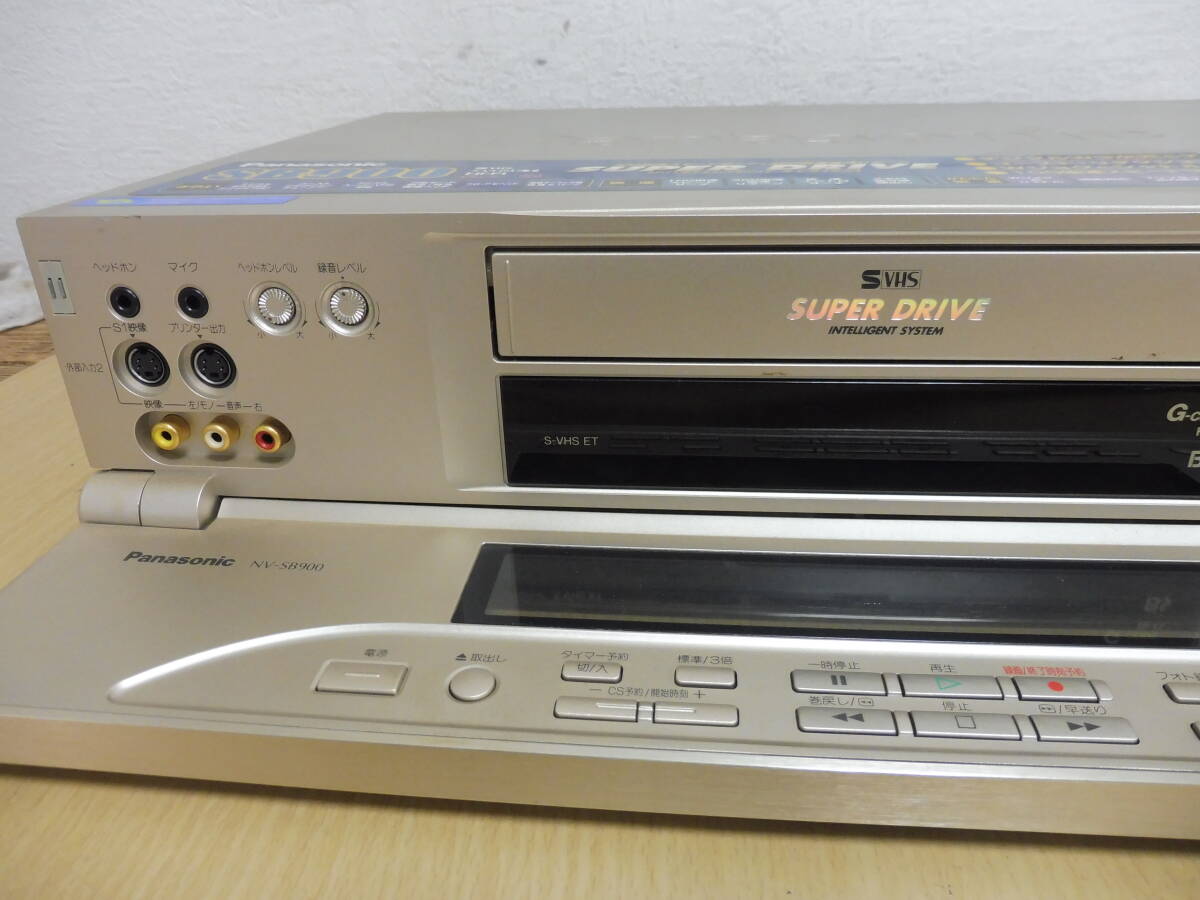 743/T3B」Panasonic パナソニック S-VHS ビデオデッキ NV-SB900 743/T3B」Panasonic パナソニック S-VHS ビデオデッキ NV-SB900