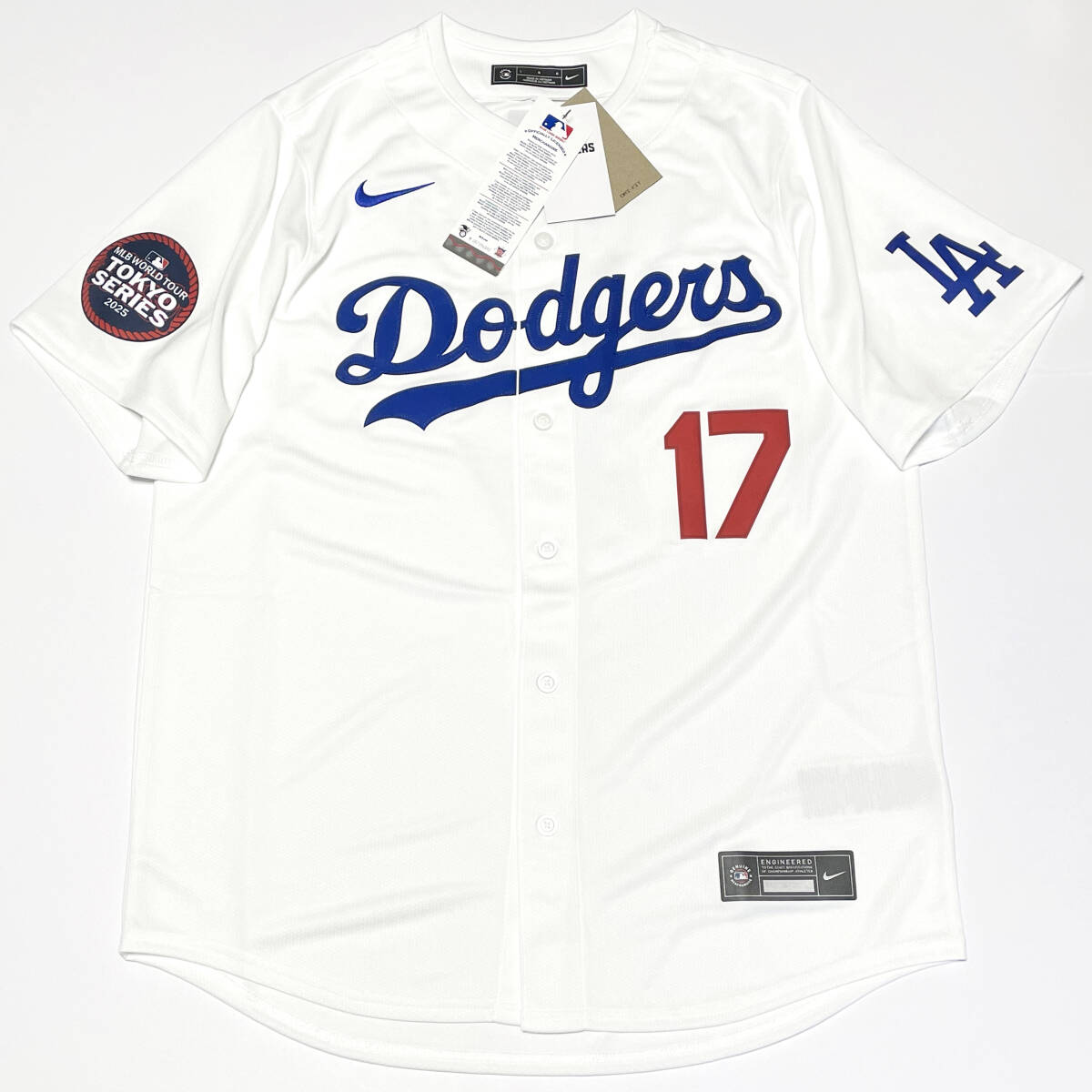新品L MLB×NIKE大谷翔平 ドジャース ユニフォーム 東京シリーズ 新品L MLB×NIKE大谷翔平 ドジャース ユニフォーム 東京シリーズ