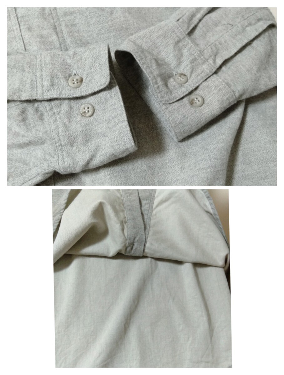 Castelbajac sport 長袖シャツ L 刺繍デザイン ダブルポケット B29 古着 メンズ カステルバジャックスポーツ レーヨン ゴルフ クマ_画像10