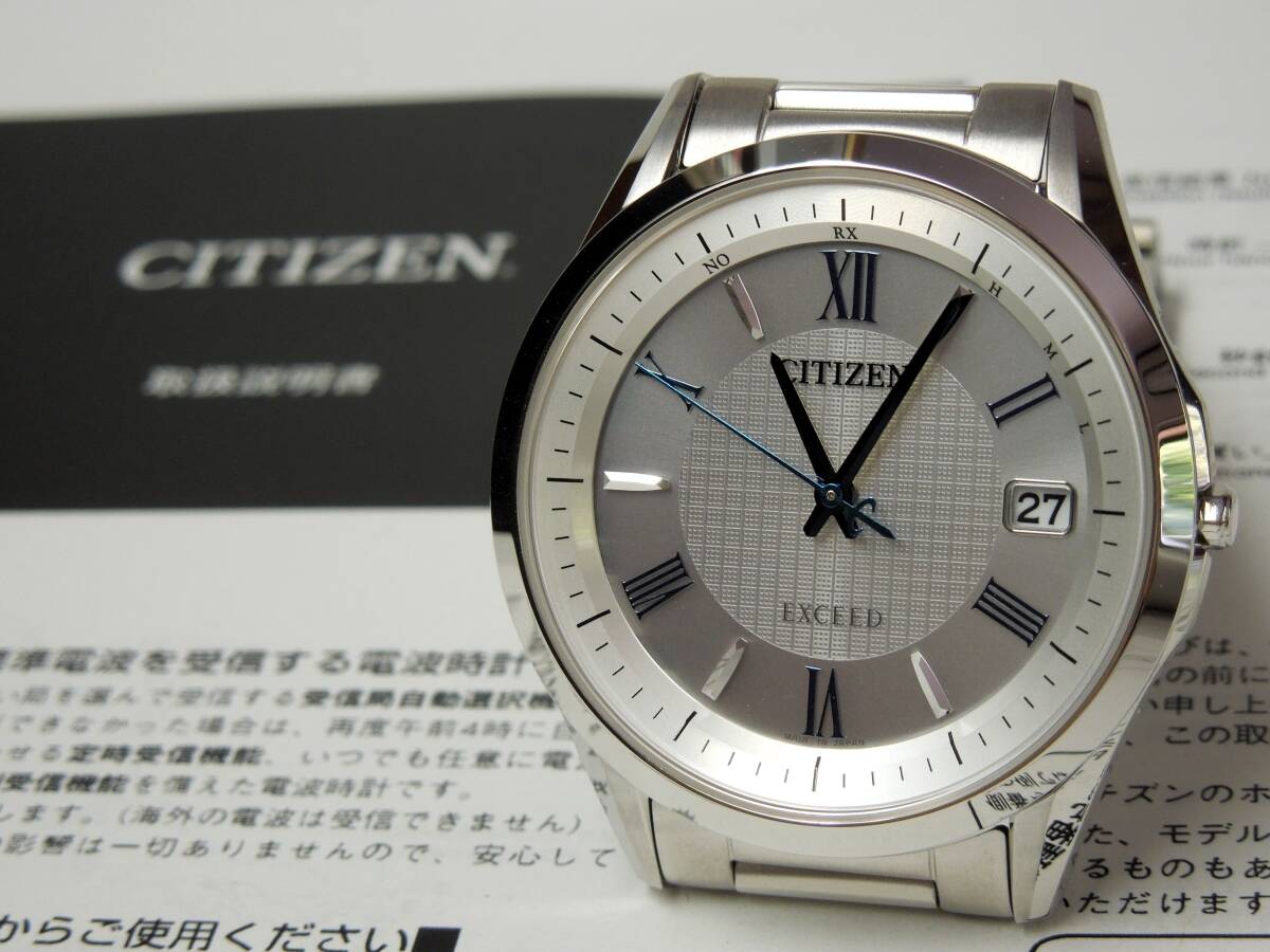 シチズン☆エクシード☆電波ソーラー☆AS7090-85A☆H110 シチズン☆エクシード☆電波ソーラー☆AS7090-85A☆H110