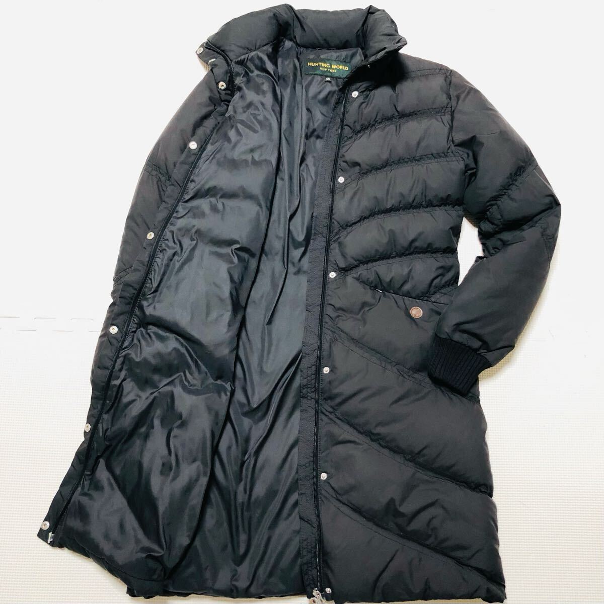 良品 Hunting World ハンティングワールド ダウンコート ロング 良品 Hunting World ハンティングワールド ダウンコート ロング