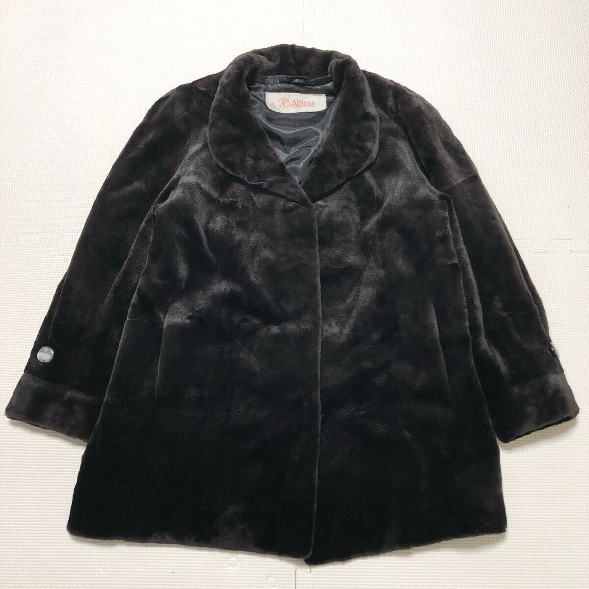 ■金サガ■Altima アルティマ　SAGA MINK ROYAL サガミンクロイヤル　ミンクファーコート　ダークブラウン　レディース