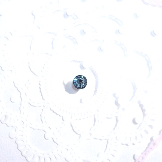  прекрасный красота одна сторона уголок для (1.) на аллергия аквамарин Swarovski серьги (4mm