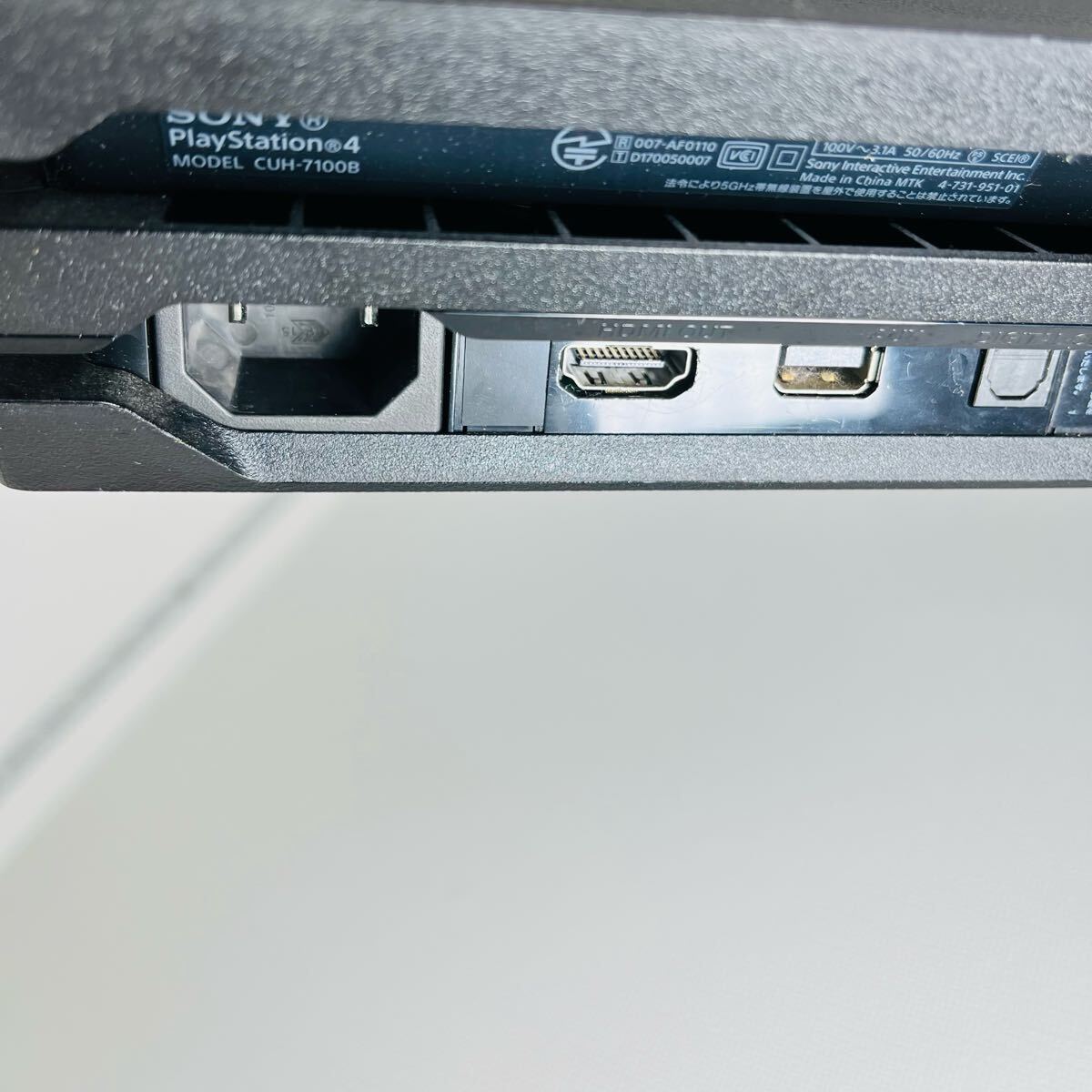 PlayStation4 PS4本体 CUH-7100B 動作確認済み ジェットブラック PlayStation4 PS4本体 CUH-7100B 動作確認済み ジェットブラック