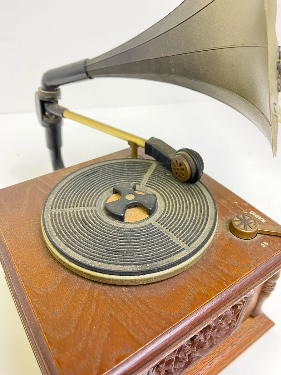 GRANDPA グランパ SCP-730 蓄音機 ラジオ レコードプレーヤー