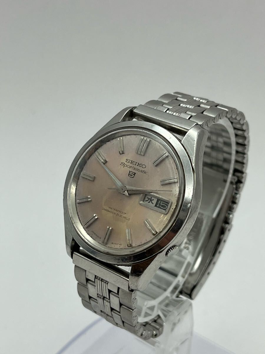 1円【稼働】SEIKO セイコー スポーツマチック 5 6619-8110 21石