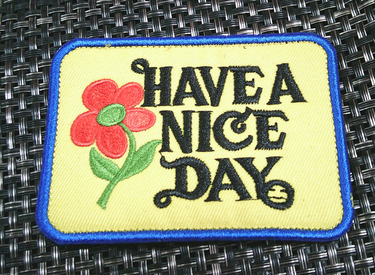 VC黄HN赤花UK四角》黄 新品 Have A Nice Day 良い一日を VC黄HN赤花UK四角》黄 新品 Have A Nice Day 良い一日を