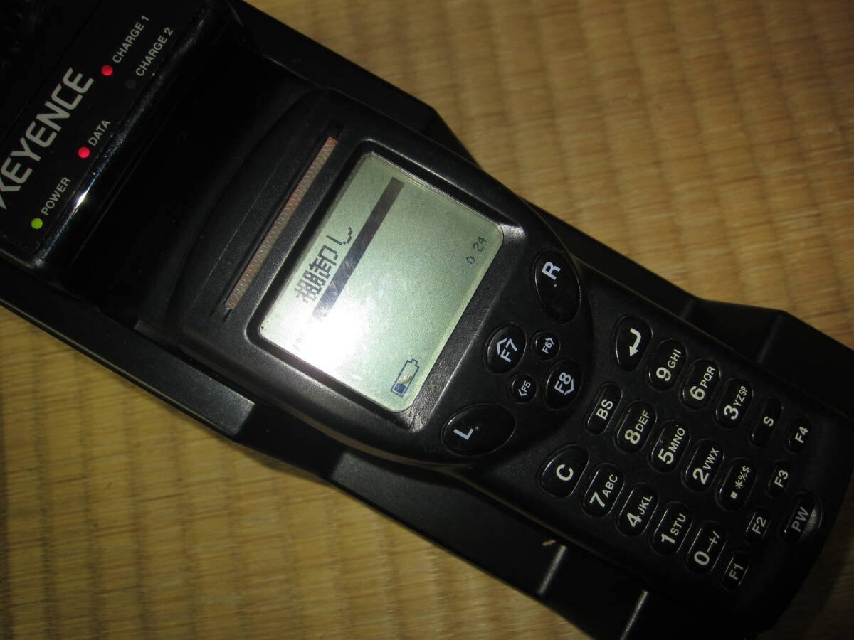 KEYENCE ключ ensBT-UC1 зарядное устройство BT-350A штрих-код портативный терминал б/у портативный сканер 4 шт. комплект самая низкая цена 
