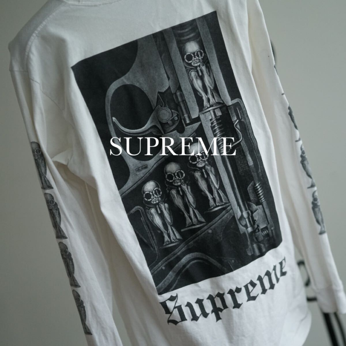 Supreme × HR Giger 長袖 Tシャツ M シュプリーム ギーガー L/S Supreme × HR Giger 長袖 Tシャツ M シュプリーム ギーガー L/S
